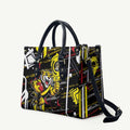 Richmond Tigers Leather Bag Mascot Cartoon Football Illustration Style