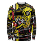 Richmond Tigers Long Sleeve Shirt Mascot Cartoon Football Illustration Style