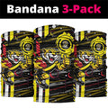 Richmond Tigers Neck Gaiter Mascot Cartoon Football Illustration Style