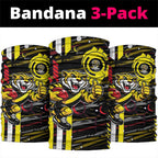 Richmond Tigers Neck Gaiter Mascot Cartoon Football Illustration Style