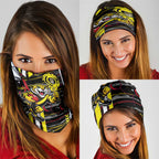 Richmond Tigers Neck Gaiter Mascot Cartoon Football Illustration Style