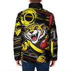 Richmond Tigers Padded Jacket Mascot Cartoon Football Illustration Style