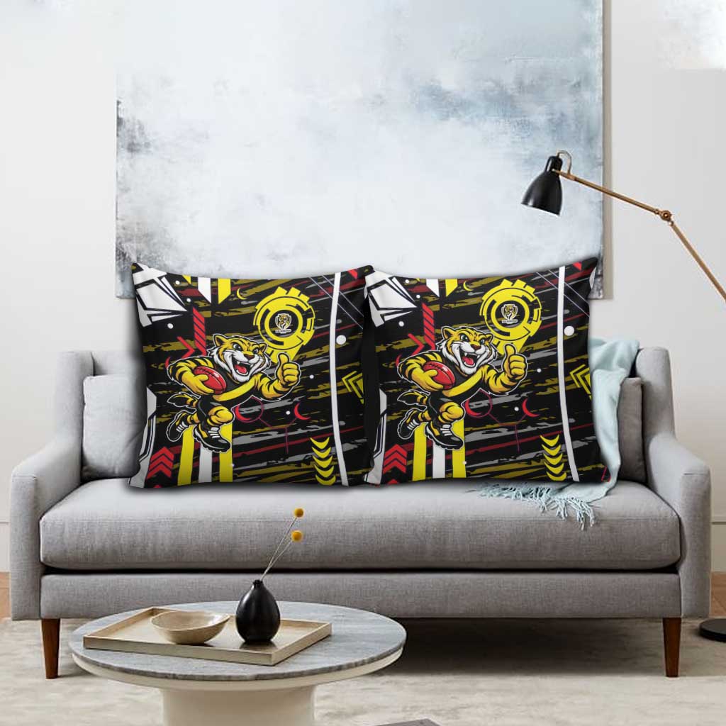 Richmond Tigers Pillow Cover Mascot Cartoon Football Illustration Style
