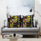 Richmond Tigers Pillow Cover Mascot Cartoon Football Illustration Style