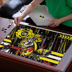 Richmond Tigers Puzzle Mascot Cartoon Football Illustration Style