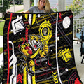 Richmond Tigers Quilt Mascot Cartoon Football Illustration Style