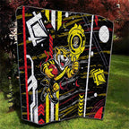 Richmond Tigers Quilt Mascot Cartoon Football Illustration Style