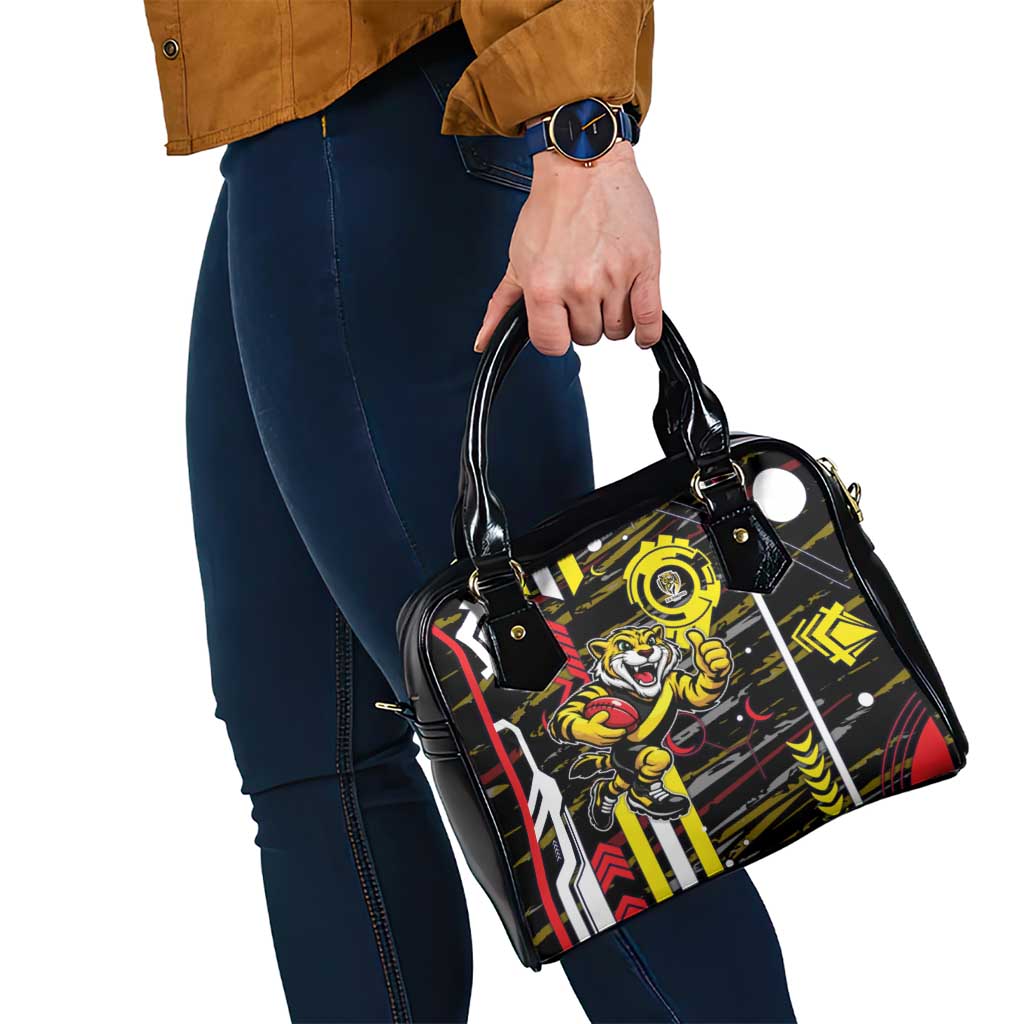 Richmond Tigers Shoulder Handbag Mascot Cartoon Football Illustration Style