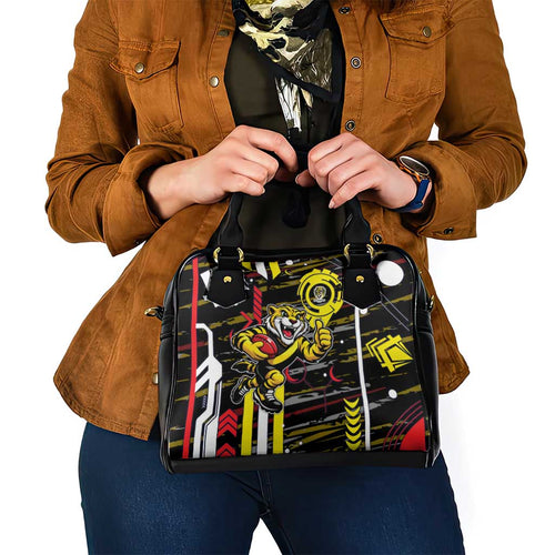 Richmond Tigers Shoulder Handbag Mascot Cartoon Football Illustration Style