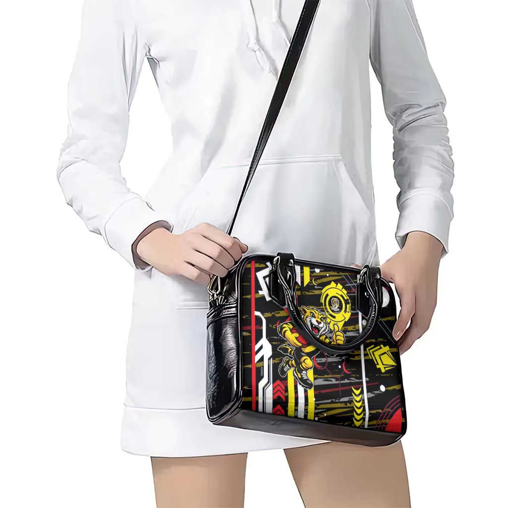 Richmond Tigers Shoulder Handbag Mascot Cartoon Football Illustration Style