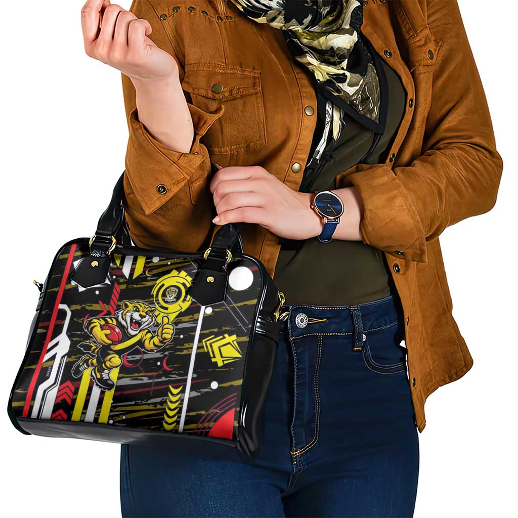 Richmond Tigers Shoulder Handbag Mascot Cartoon Football Illustration Style