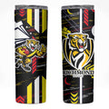 Richmond Tigers Skinny Tumbler Mascot Cartoon Football Illustration Style