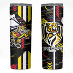 Richmond Tigers Skinny Tumbler Mascot Cartoon Football Illustration Style