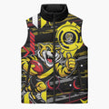 Richmond Tigers Sleeveless Puffer Jacket Mascot Cartoon Football Illustration Style
