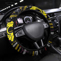 Richmond Tigers Steering Wheel Cover Mascot Cartoon Football Illustration Style