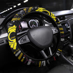 Richmond Tigers Steering Wheel Cover Mascot Cartoon Football Illustration Style