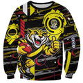 Richmond Tigers Sweatshirt Mascot Cartoon Football Illustration Style
