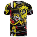 Richmond Tigers T Shirt Mascot Cartoon Football Illustration Style