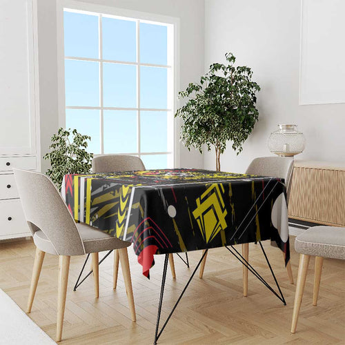 Richmond Tigers Tablecloth Mascot Cartoon Football Illustration Style
