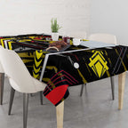 Richmond Tigers Tablecloth Mascot Cartoon Football Illustration Style