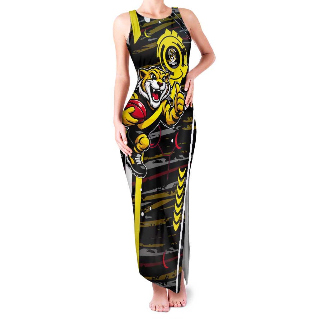 Richmond Tigers Tank Maxi Dress Mascot Cartoon Football Illustration Style