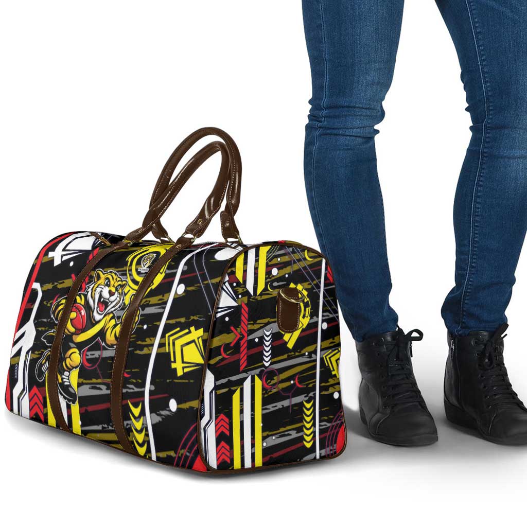 Richmond Tigers Travel Bag Mascot Cartoon Football Illustration Style