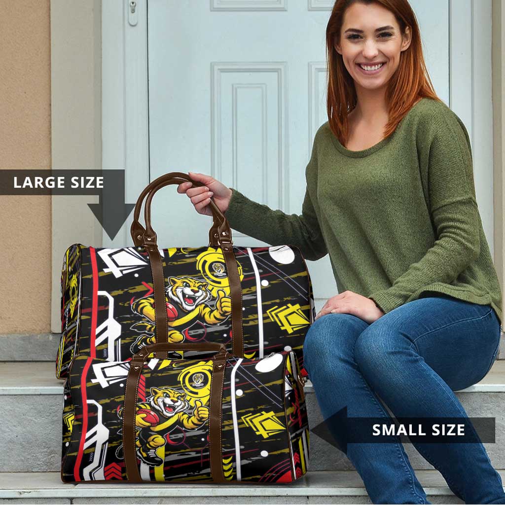 Richmond Tigers Travel Bag Mascot Cartoon Football Illustration Style