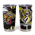 Richmond Tigers Tumbler Cup Mascot Cartoon Football Illustration Style