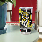 Richmond Tigers Tumbler Cup Mascot Cartoon Football Illustration Style