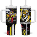 Richmond Tigers Tumbler With Handle Mascot Cartoon Football Illustration Style