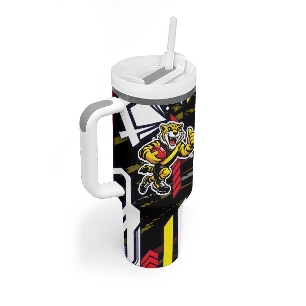 Richmond Tigers Tumbler With Handle Mascot Cartoon Football Illustration Style