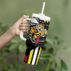 Richmond Tigers Tumbler With Handle Mascot Cartoon Football Illustration Style