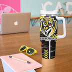 Richmond Tigers Tumbler With Handle Mascot Cartoon Football Illustration Style