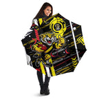 Richmond Tigers Umbrella Mascot Cartoon Football Illustration Style