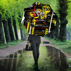 Richmond Tigers Umbrella Mascot Cartoon Football Illustration Style