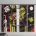 Richmond Tigers Window Curtain Mascot Cartoon Football Illustration Style