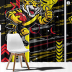 Richmond Tigers Window Curtain Mascot Cartoon Football Illustration Style