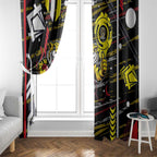 Richmond Tigers Window Curtain Mascot Cartoon Football Illustration Style