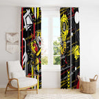 Richmond Tigers Window Curtain Mascot Cartoon Football Illustration Style