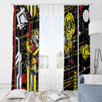 Richmond Tigers Window Curtain Mascot Cartoon Football Illustration Style
