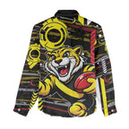 Richmond Tigers Women Casual Shirt Mascot Cartoon Football Illustration Style