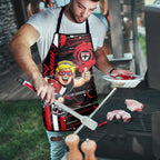 St Kilda Saints Apron Mascot Cartoon Football Illustration Style