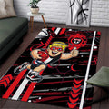 St Kilda Saints Area Rug Mascot Cartoon Football Illustration Style