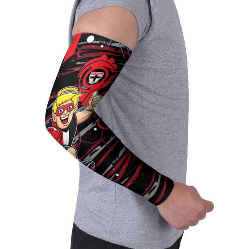St Kilda Saints Arm Sleeves Mascot Cartoon Football Illustration Style