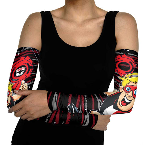 St Kilda Saints Arm Sleeves Mascot Cartoon Football Illustration Style