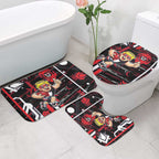 St Kilda Saints Bathroom Set Mascot Cartoon Football Illustration Style