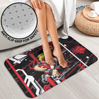 St Kilda Saints Bathroom Set Mascot Cartoon Football Illustration Style