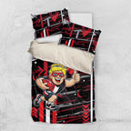 St Kilda Saints Bedding Set Mascot Cartoon Football Illustration Style