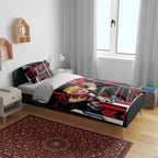 St Kilda Saints Bedding Set Mascot Cartoon Football Illustration Style