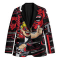 St Kilda Saints Blazer Mascot Cartoon Football Illustration Style
